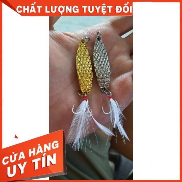 MỒI THÌA SẮT CAO CẤP CÓ LÔNG CHUYÊN CÂU SUỐI LƯỚT CỰC HIỆU QUẢ GIÁ RẺ