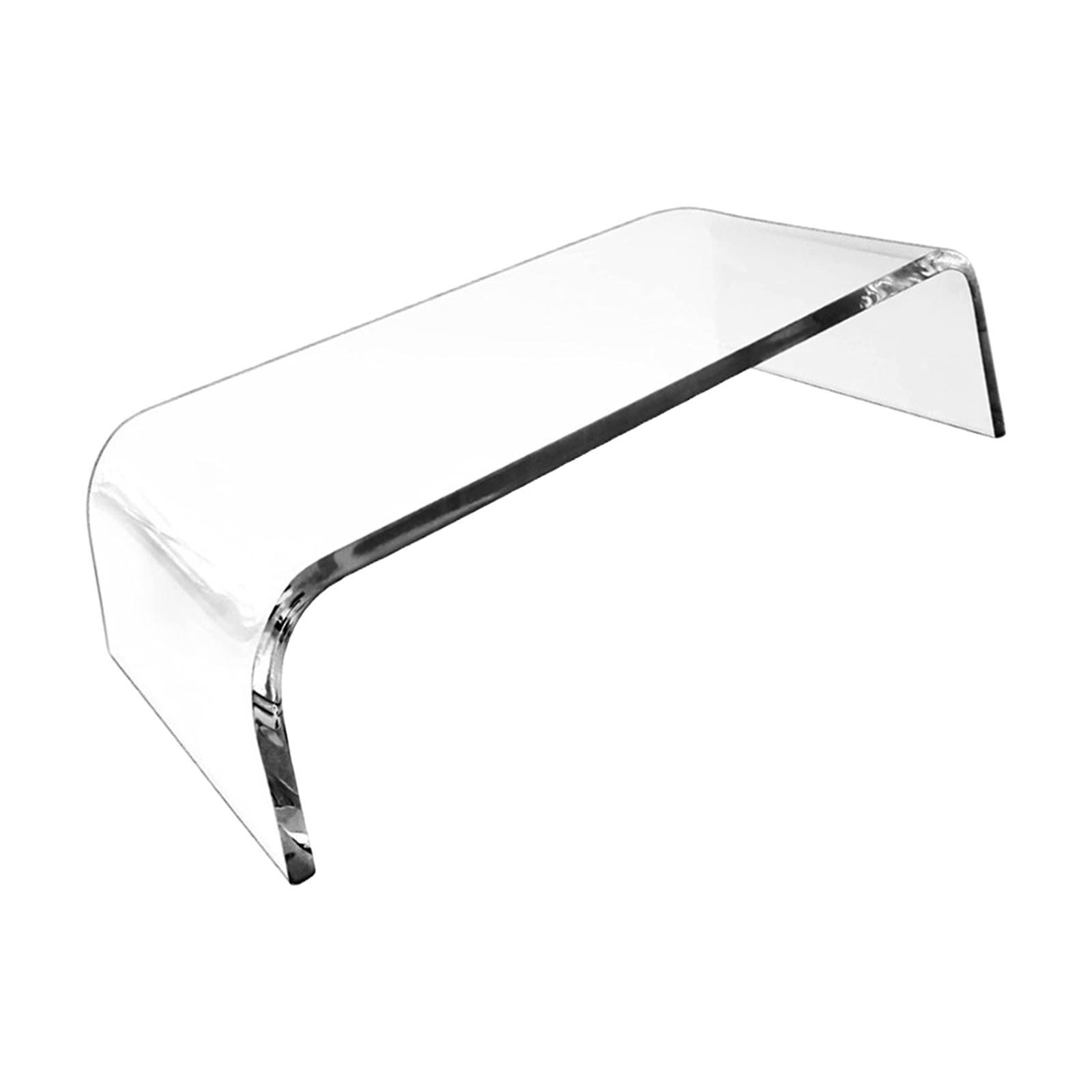 PC Stand Clear Computer Monitor Stand Desk Storage Rack for Desk Office Home