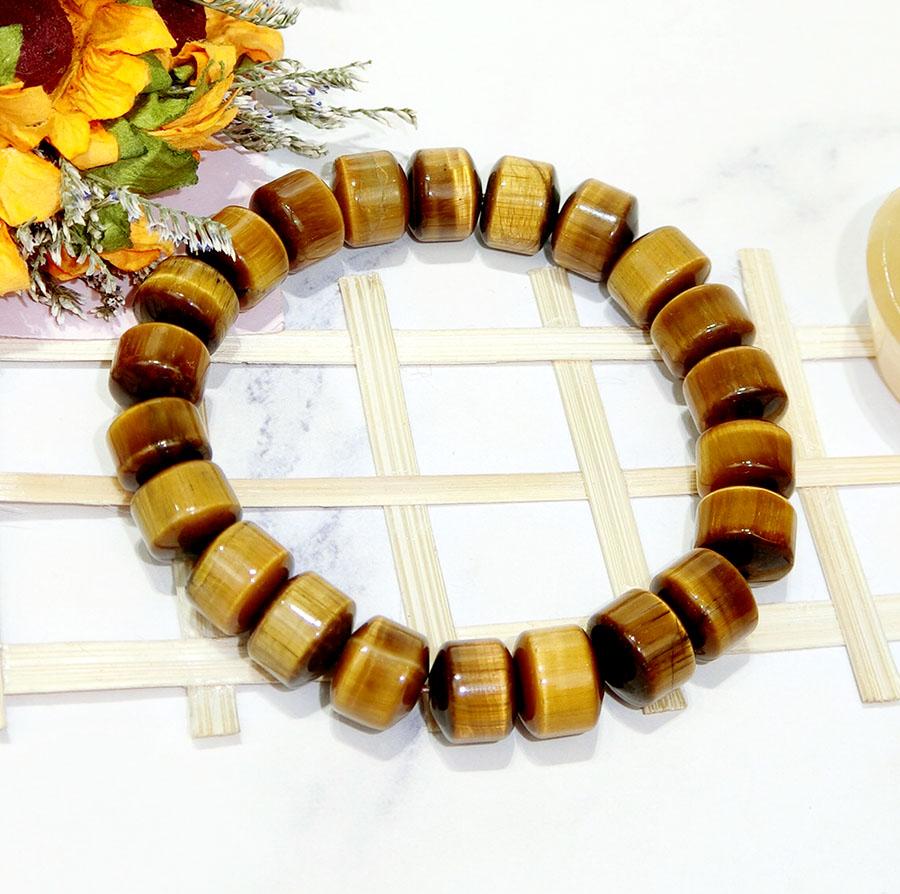 Vòng Tay Phong Thủy Mắt Hổ Lu Thống Bánh Xe