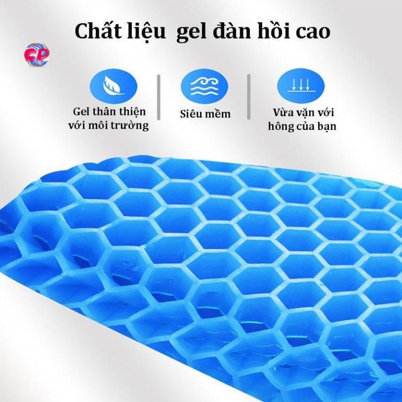 Đệm Ngồi 3D Slicone Cao Cấp Thoáng Khí Chống Đau Mỏi