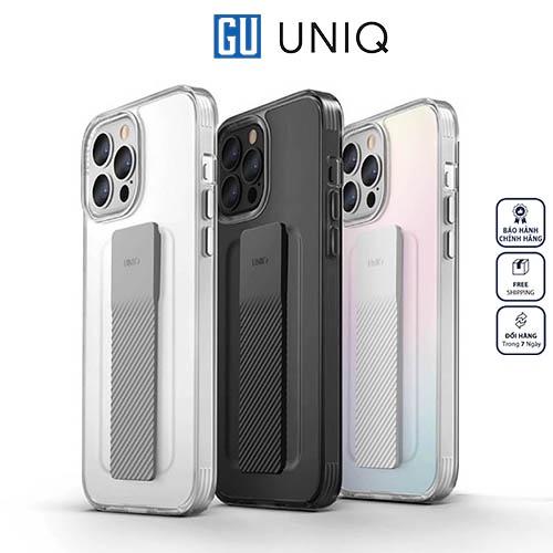 Ốp lưng UNIQ Hybrid Heldro For iPhone 14/ 14 Plus/ 14 Pro/ 14 Pro Max Tích hợp dây đeo từ tính FlexGrip chống sốc 4m Hàng Chính Hãng