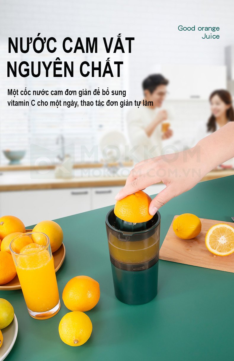 Máy Vắt Cam Tự Động Mokkom - Hàng Chính Hãng