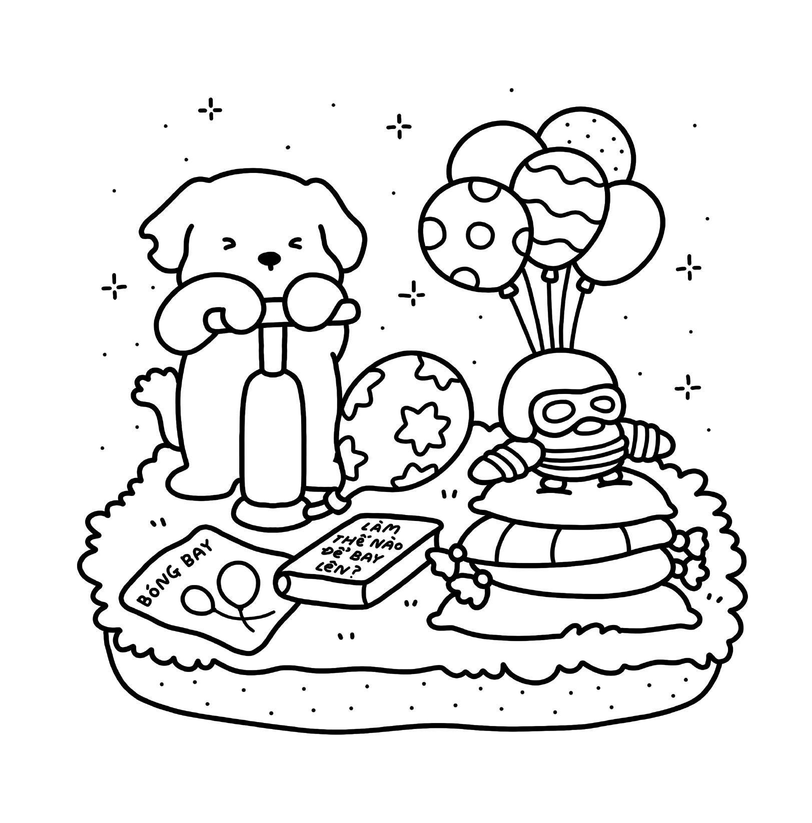 Sách - Tô Màu Coco Wyo - Những Niềm Vui Nhỏ Bé