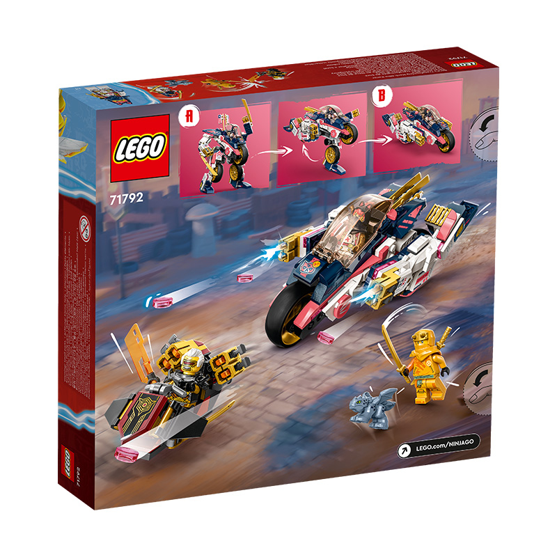 Đồ Chơi Lắp Ráp Xe Đua Biến Đổi Chiến Giáp Của Sora Lego Ninjago 71792 (384 chi tiết)