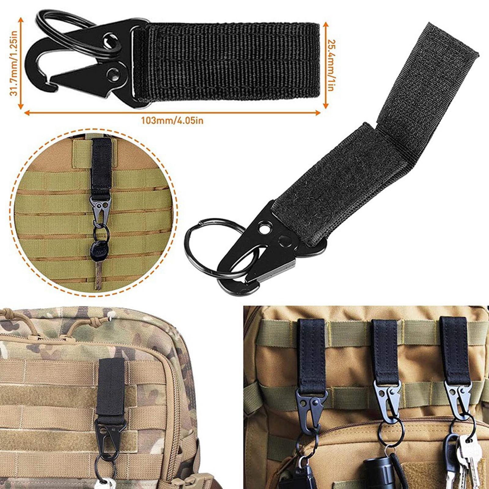 Attachments for Molle Backpack Backpack Vest Belt with Zippered Pouch
