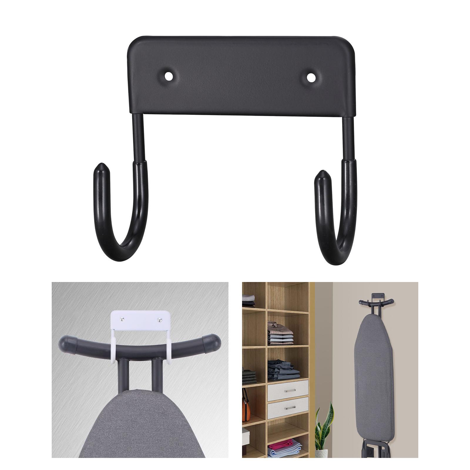 Board Rack Ironing Board Storage Organizer black