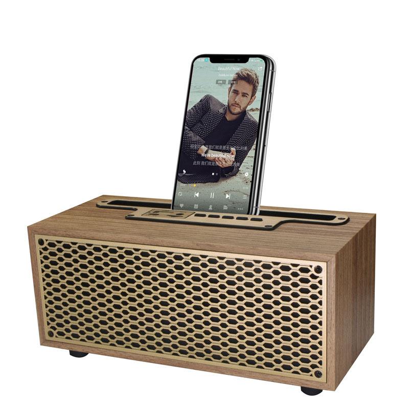 Người loa bluetooth hạt retro không dây cổ điển với điện thoại đứng ở nhà loa ngoài trời loa di động ngoài trời XM-5H Màu