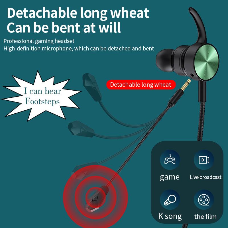 Game Thủ Tai Nghe Jack Cắm 3.5Mm Thể Thao Điện Tử Chơi Game Có Mic Tai Nghe Tai Nghe Máy Tính Xách Tay Đa Năng Tai Nghe Có Dây Chơi Game
