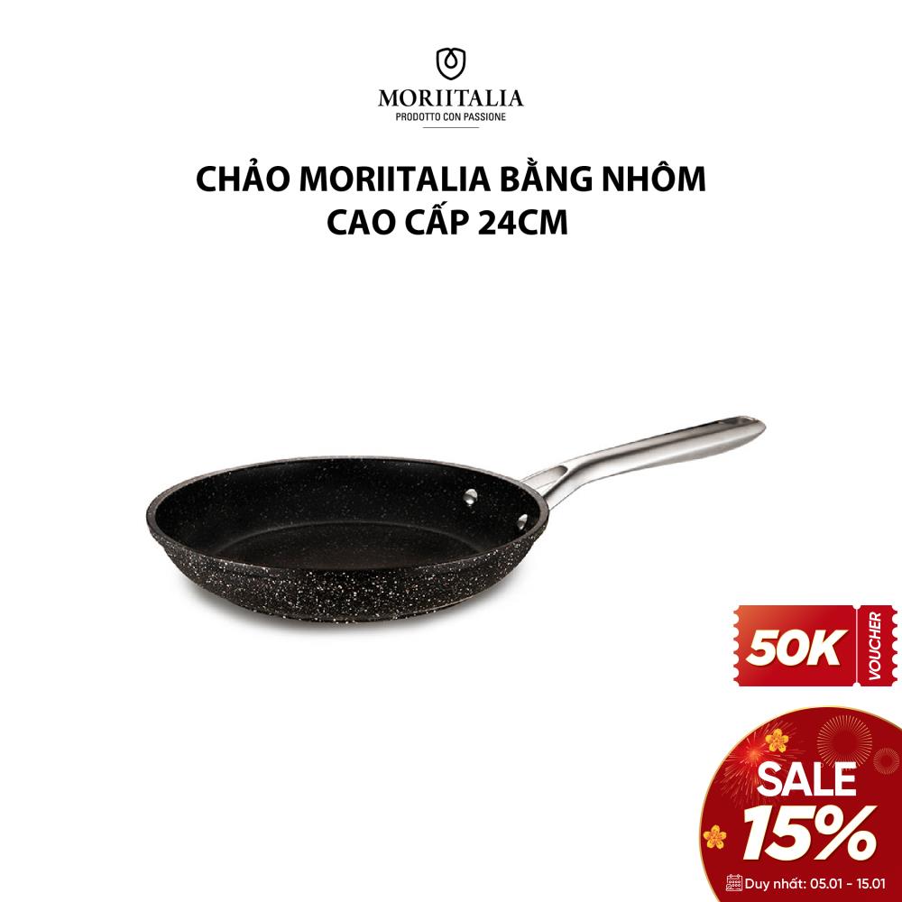 Chảo Moriitalia chính hãng Bằng Nhôm 24cm LF24F-IC