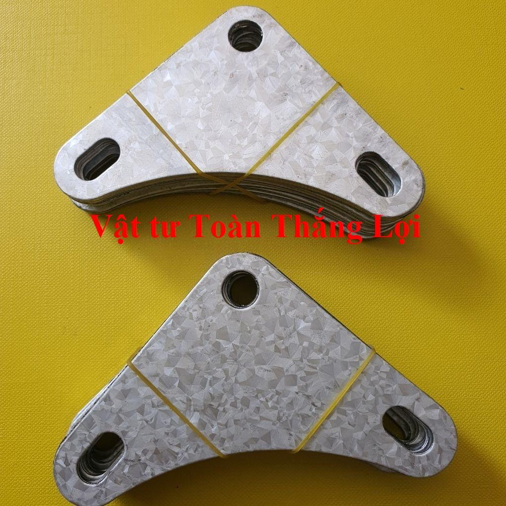 Combo Bát tam giác bắt kệ sắt V lỗ đa năng