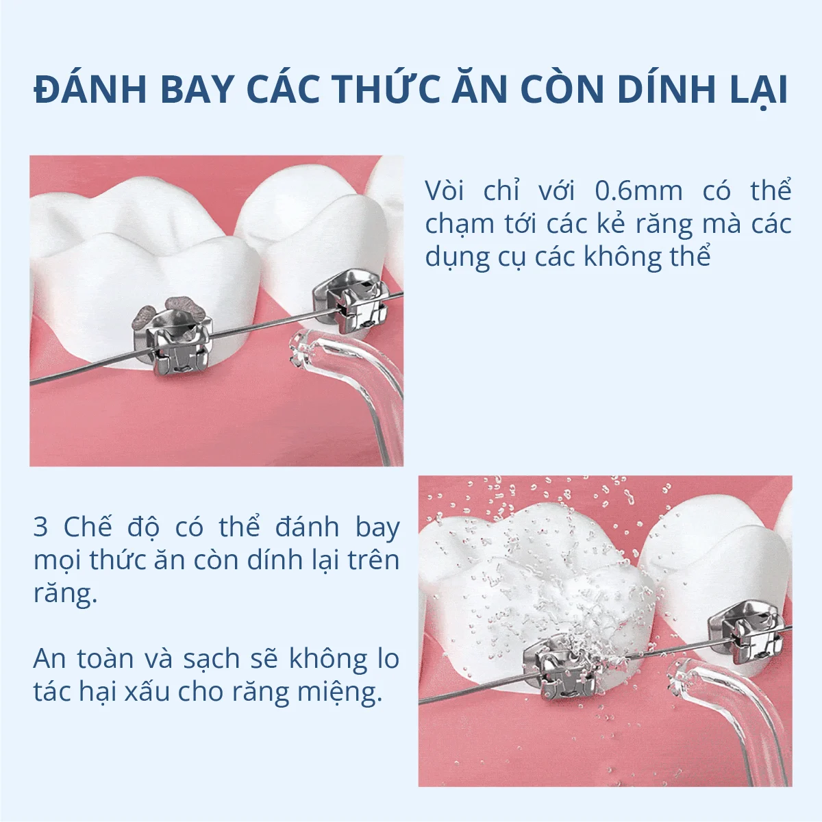 Tăm nước Kachi MK357 nhỏ gọn dễ dàng bỏ trong túi xách - Hàng chính hãng