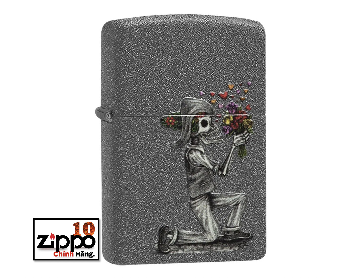 Bật lửa ZIPPO 28987 Iron Stone Couple - Chính hãng 100%