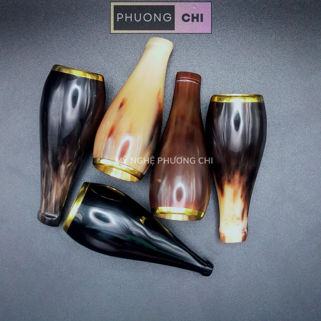 Tẩu Bắt Tóp Xì_Gà Ring 42-60 Bằng Sừng Đầu Đồng Cao Cấp - quà tặng ý nghĩa cho sức khỏe nam giới | Mỹ Nghệ Phương Chi