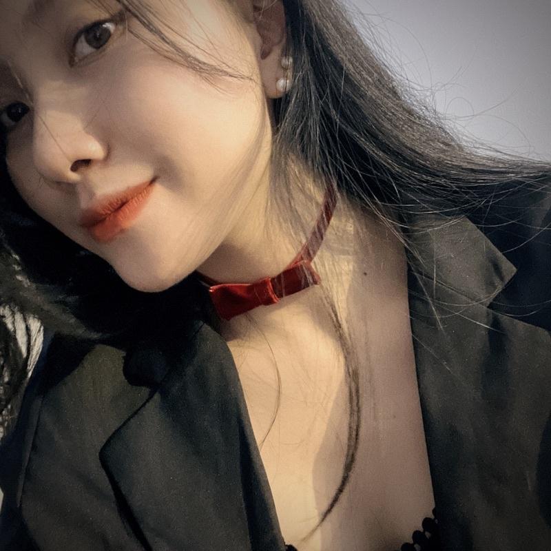Choker nơ xinh - Vòng cổ nơ dễ thương - Khăn turban