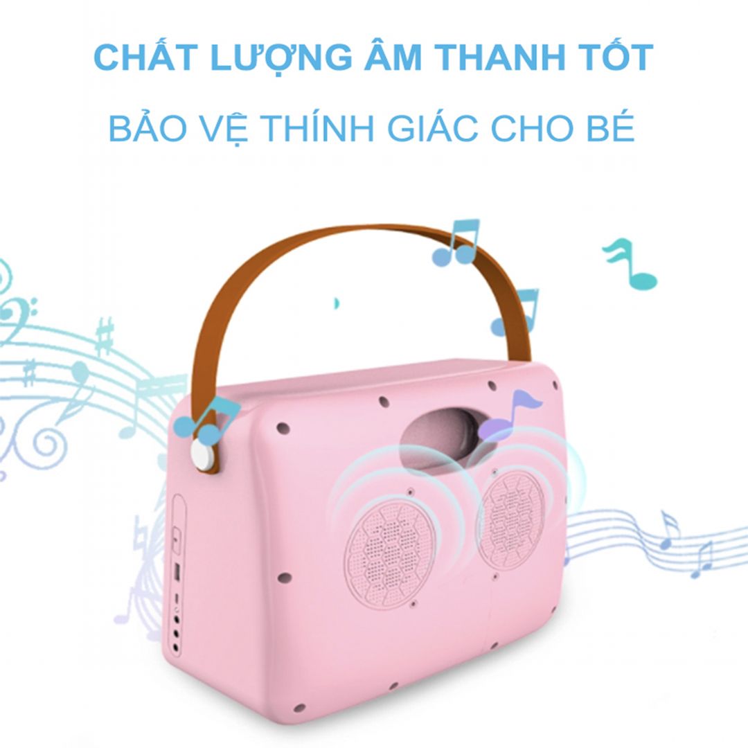 Máy học tiếng Anh và giáo dục thông minh cho bé SMLIFE F10 - Hồng