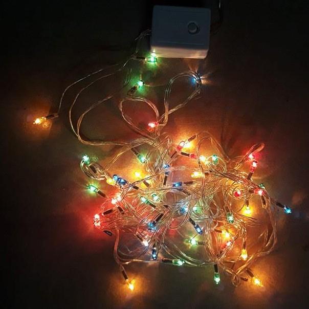 Dây đèn led 5m nhiều màu sắc trang trí giáng sinh năm mới