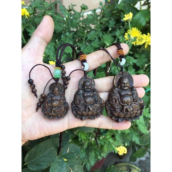 Mặt tượng trầm hương + dây