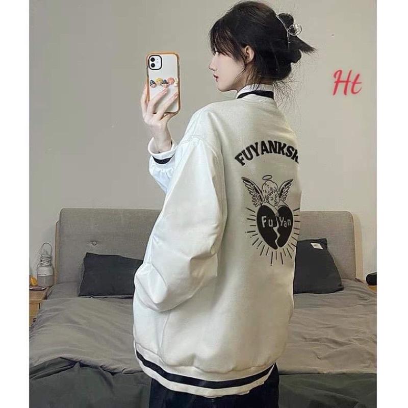 Áo bom ber gió trắng FUYAN H26