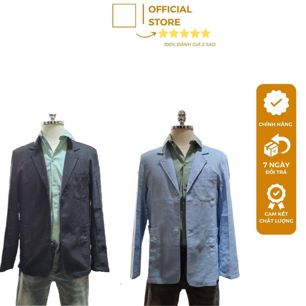 Áo Khoác Blazer Vest TRAZ Vải Lenin Mỏng 1, 2 lớp Thoáng Khí Màu Trơn Thời Trang Xuân Hè Cho Nam