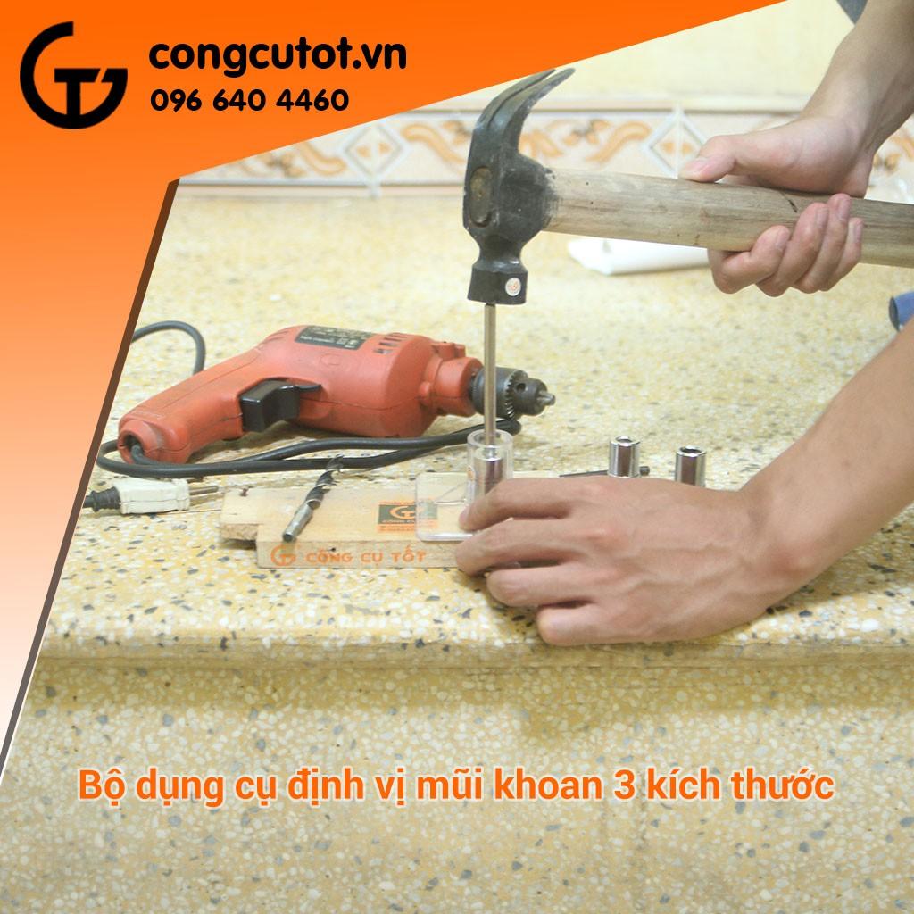 Bộ dụng cụ định vị lỗ khoan 3 cỡ 6-8-10mm