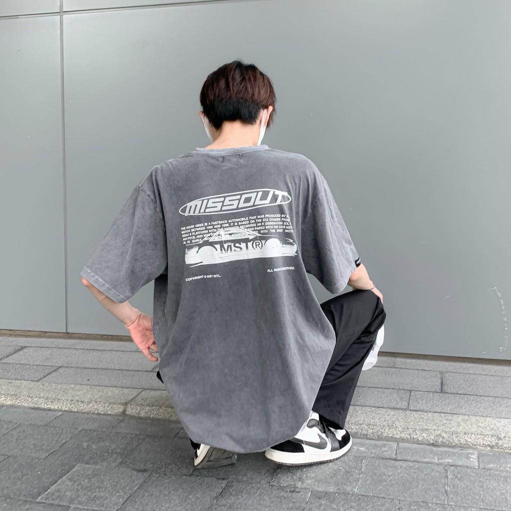 Áo Thun Local Brand Missout Loang Nhuộm Nam Nữ Tay Lỡ Oversize Unisex Full Mạc