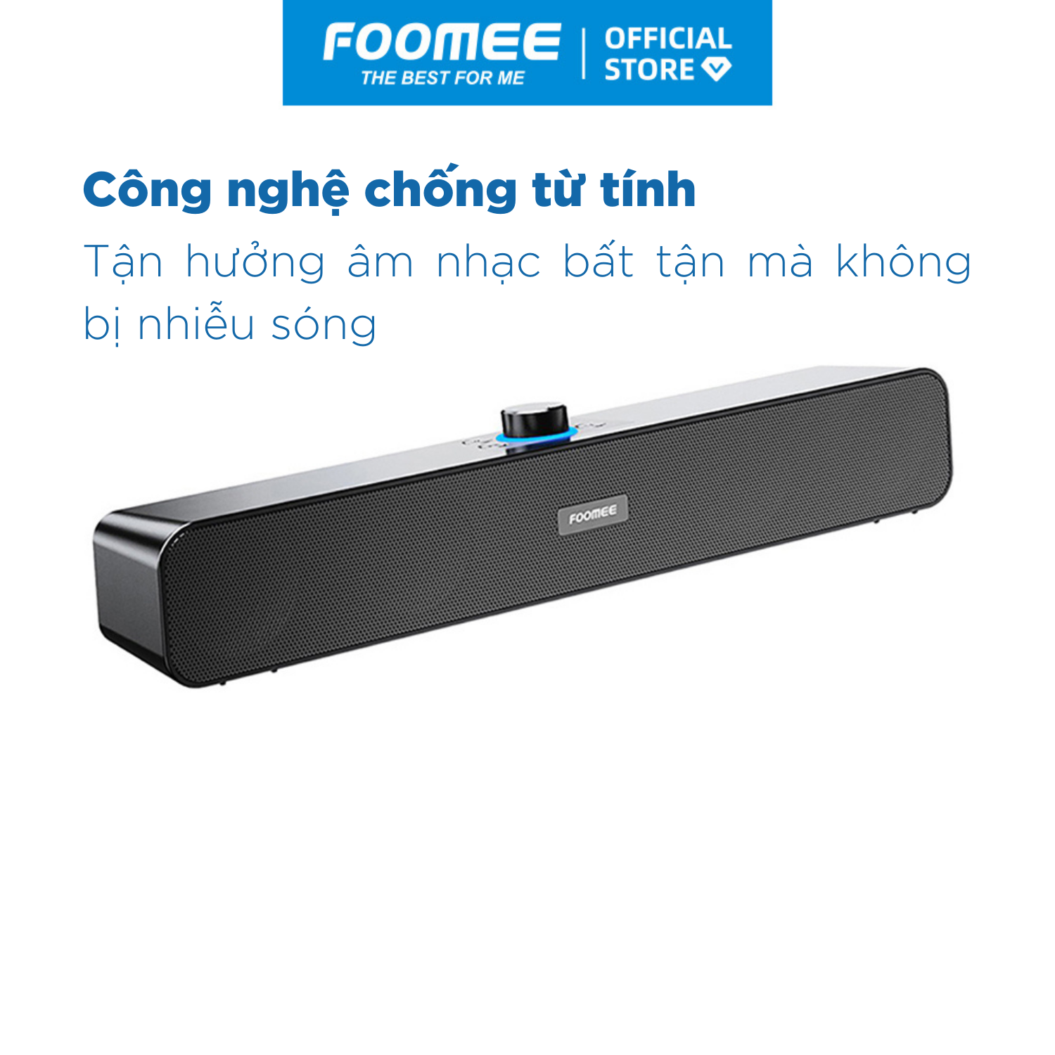 Loa Bluetooth Mini  Pin 1200mAh FOOMEE HH16 pro - Tích Hợp Đèn Led Nháy Loa Kép Và Kết Nối Cuộc Gọi - Màu Đen - Hàng Chính Hãng