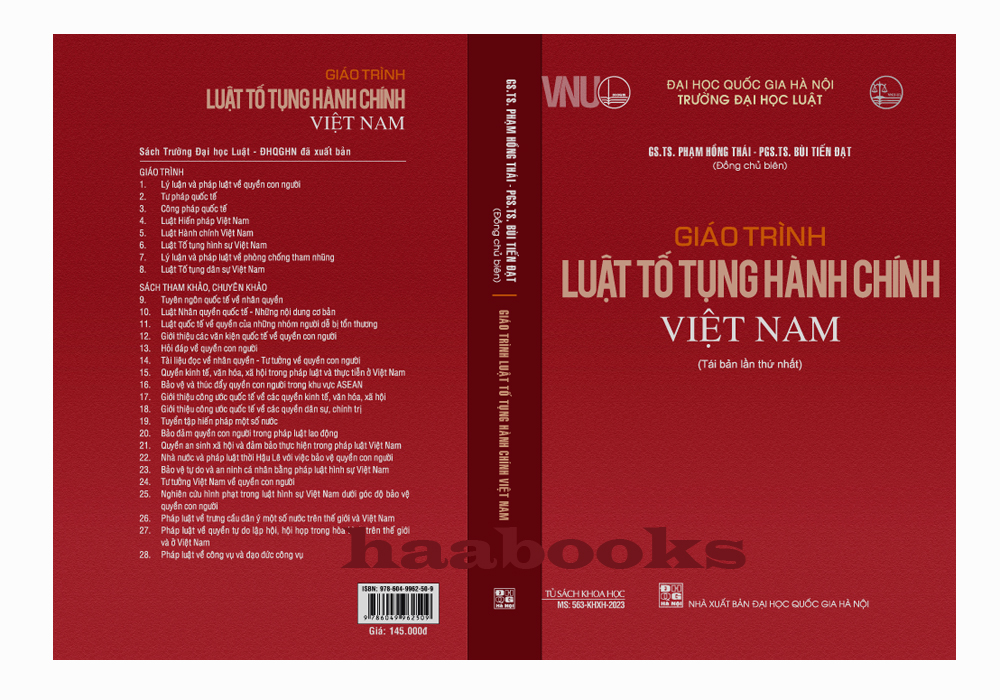 Giáo trình luật tố tụng hành chính Việt Nam