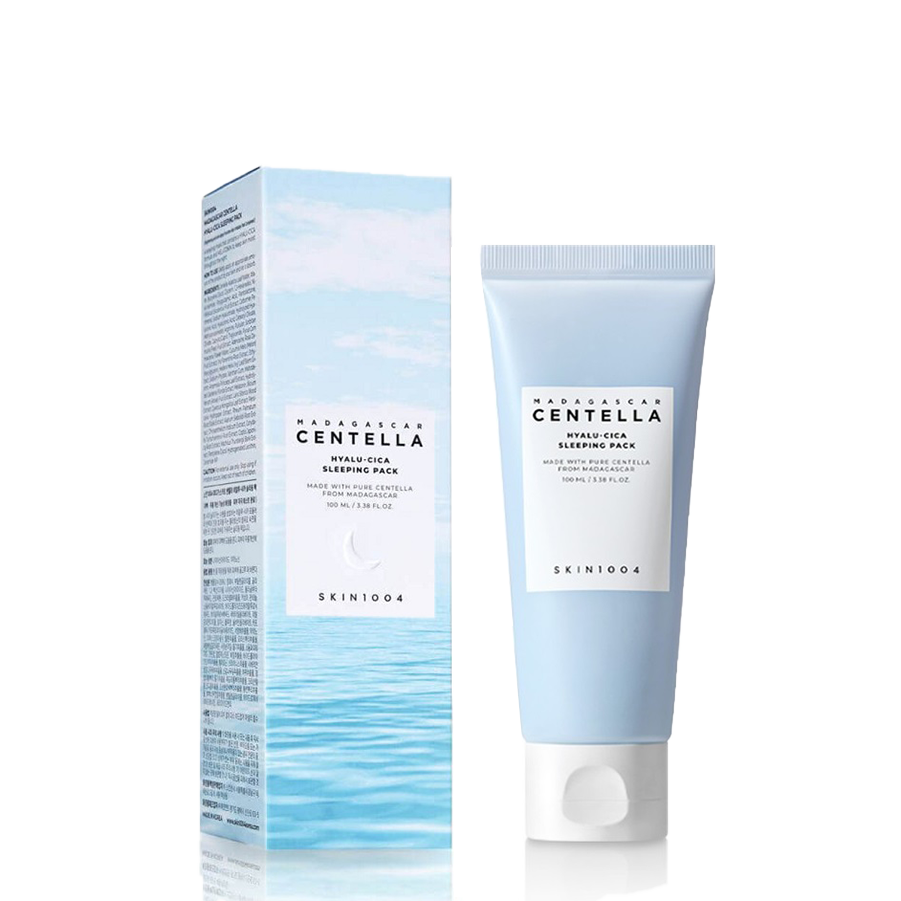 Mặt nạ ngủ giúp cấp ẩm, mờ nếp nhăn Skin1004 Madagascar Centella Hyalu-cica Sleeping Pack 100ml