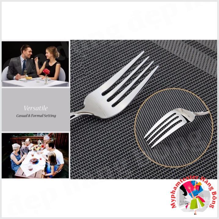 Bộ 3 thìa + dao + nĩa Hàn quốc inox xịn