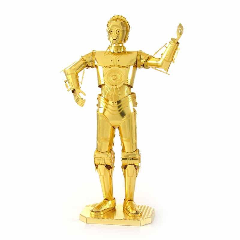 Mô Hình Lắp Ráp 3d Robot tự hành C-3PO