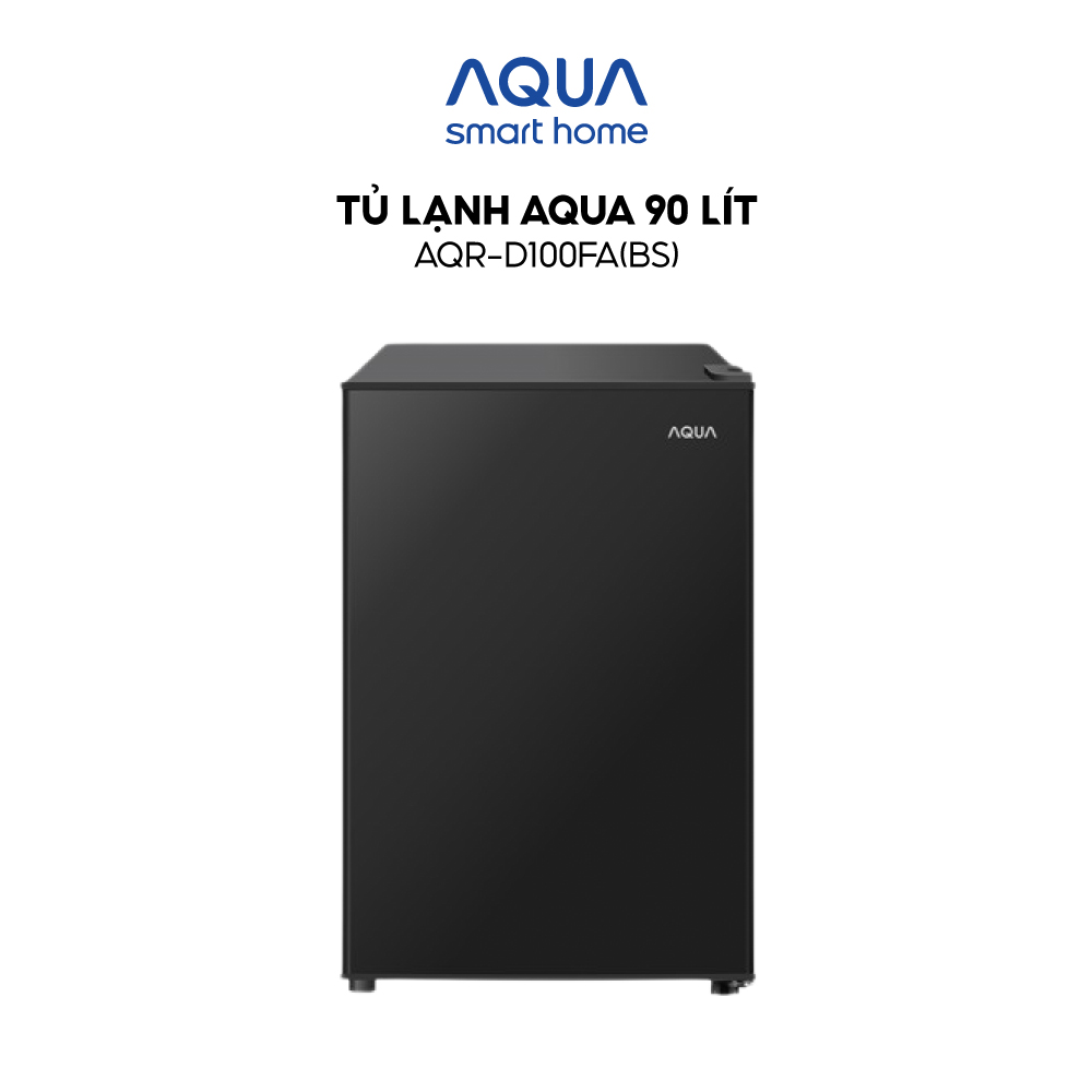 Tủ lạnh Aqua 90 lít AQR-D100FA(BS) - Freeship toàn quốc - Hàng chính hãng - Bảo hành 2 năm