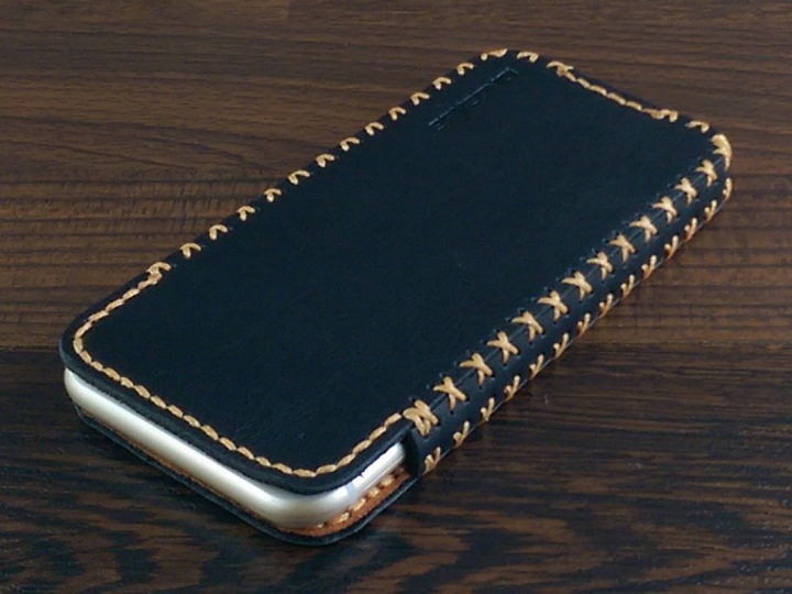 Bao da rút dạng hộp cho Iphone X/XS da bò thật