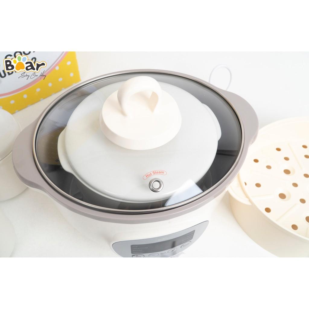 NỒI NẤU CHÁO, NINH, HẦM, HẤP CÁCH THỦY BEAR 1.6 LÍT