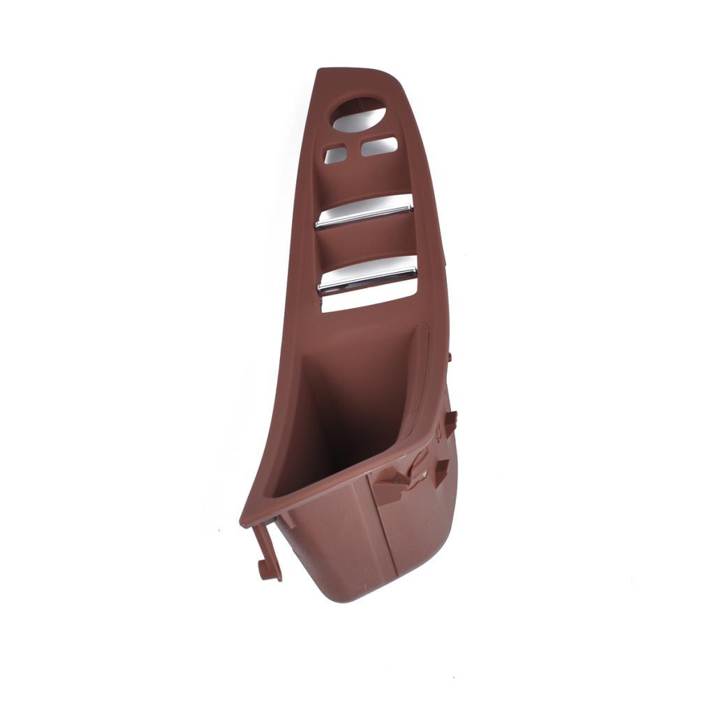 4PCS Door Handle Window Switch Panel Interior Button Frame for Red Brown