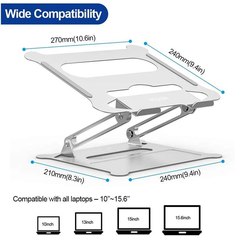 GIÁ ĐỠ DÀNH CHO LAPTOP MACBOOK P15 BẰNG NHÔM TÙY CHỈNH NÂNG HẠ ĐỘ CAO.