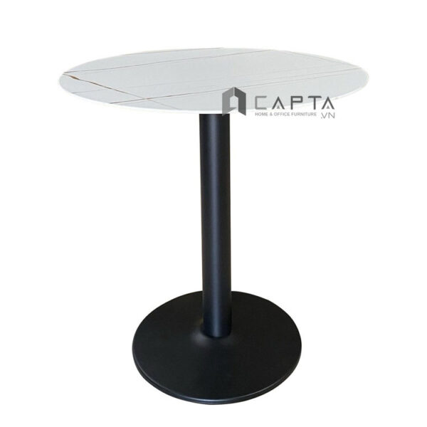 Bộ bàn tiếp khách chân trụ mặt đá 2 ghế nhập khẩu SL TE1536-06E / LUX 39A-P Nội thất Capta