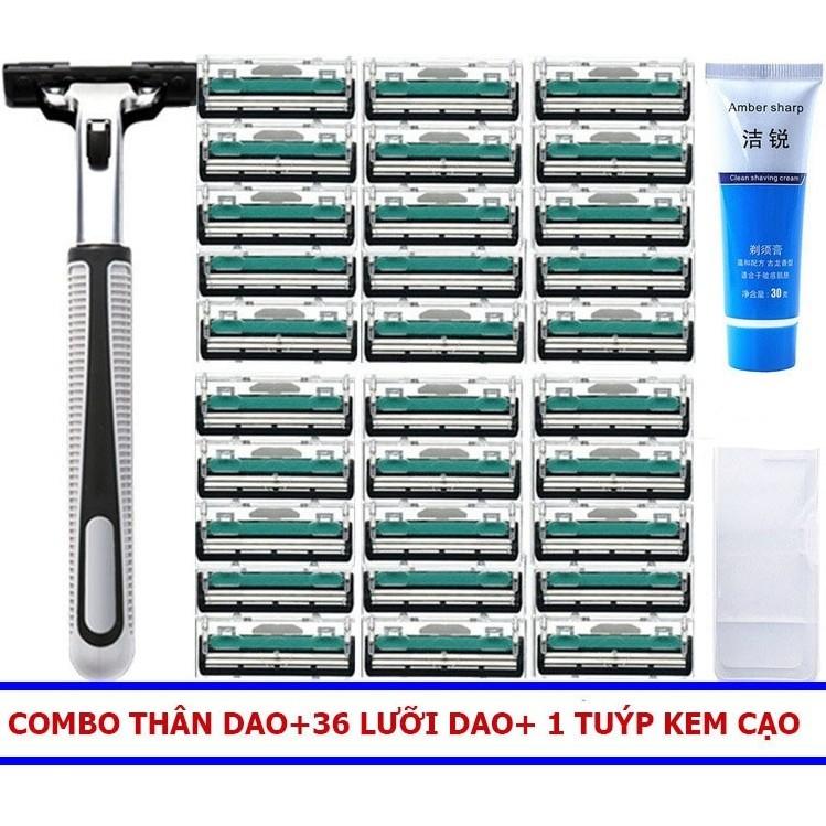 DAO CẠO RÂU KÈM 36 LƯỠI THAY THẾ