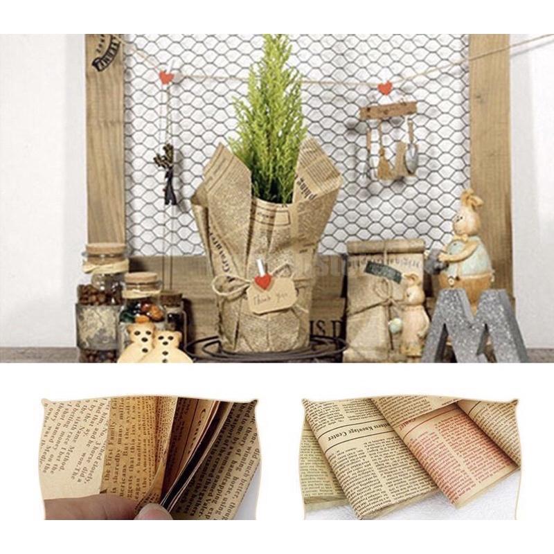 10 tờ giấy báo bọc quà / bọc hoa