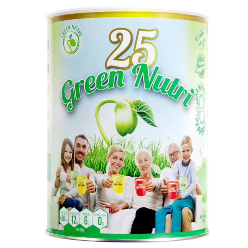 Sữa Hạt Ngũ Cốc 25 Green Nutri Lon 750g
