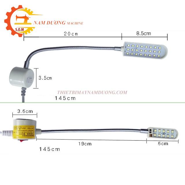 Đèn led máy may nam châm 30 bóng juki sáng trắng