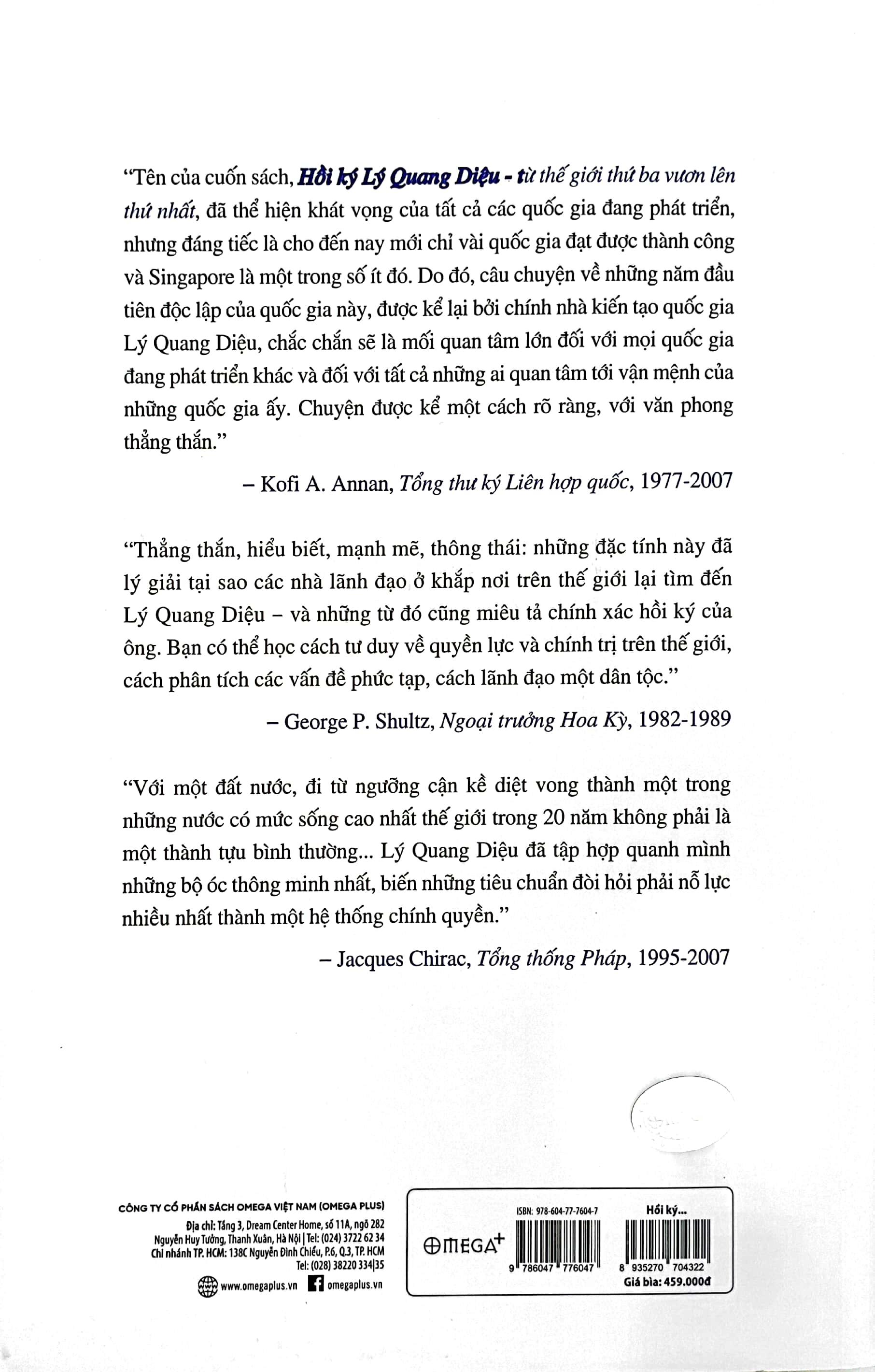 Boxset Hồi Ký Lý Quang Diệu 1923 -2015