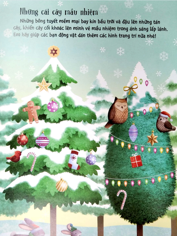 Sách Bóc Dán Dành Cho Bé Gái - Giáng Sinh Lung Linh