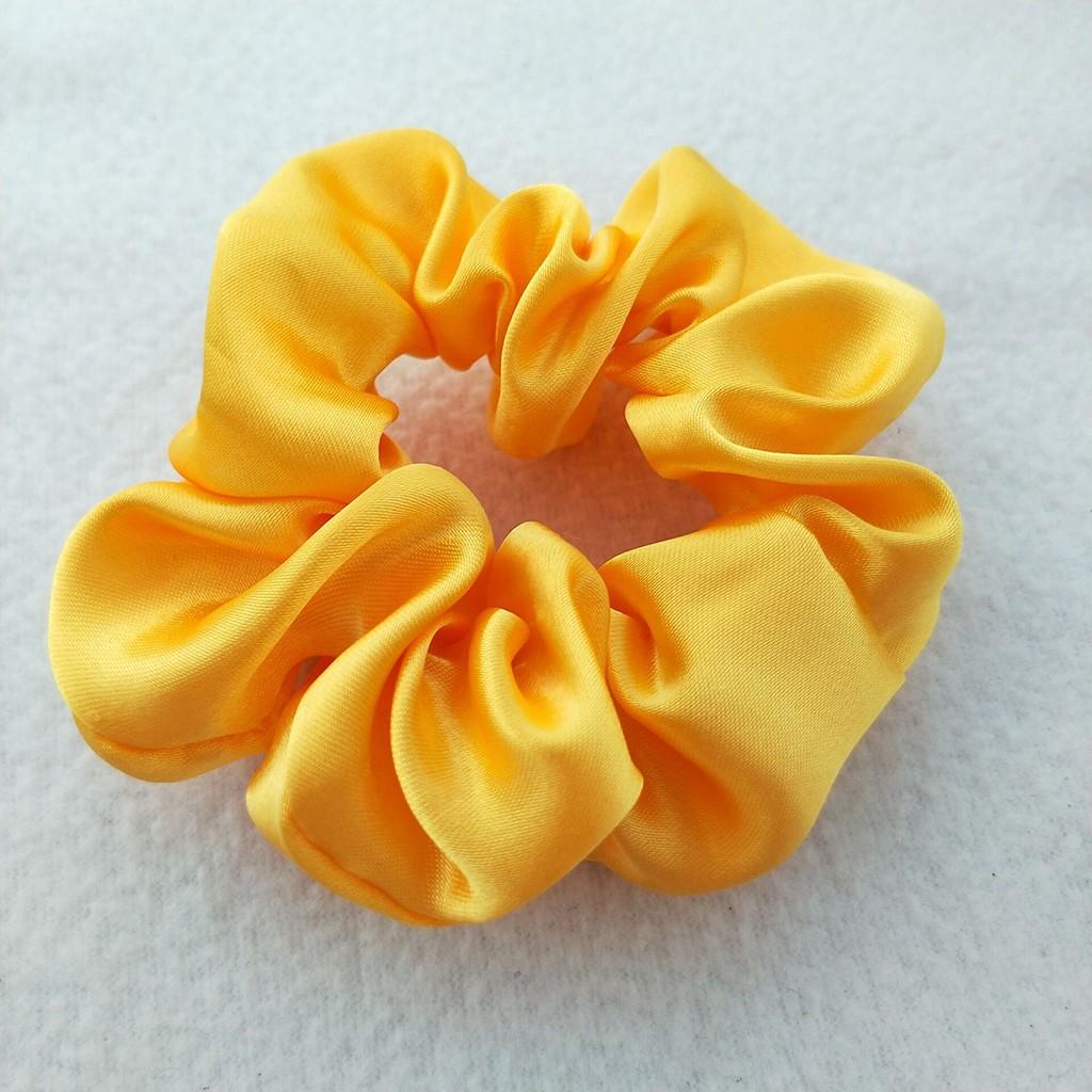 Ỉ 200 Dây Cột Tóc, Buộc Tóc Vải Scrunchies Siêu Xinh Dễ Thương Nhiều Màu CTV1