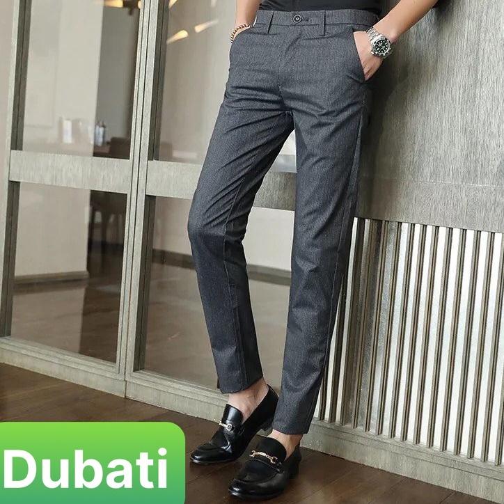 QUẦN TÂY NAM- QUẦN TÂY ÂU ỐNG CÔN CHẤT VẢI CO GIÃN CAO CẤP CÔNG SỞ- DUBATI FASHION