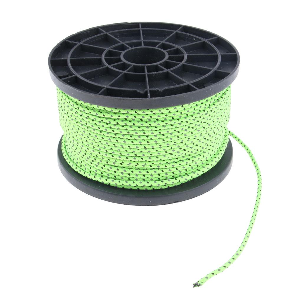 Reflective Guyline Camping Tent Rope Guy Line Cord Paracord Clothesline