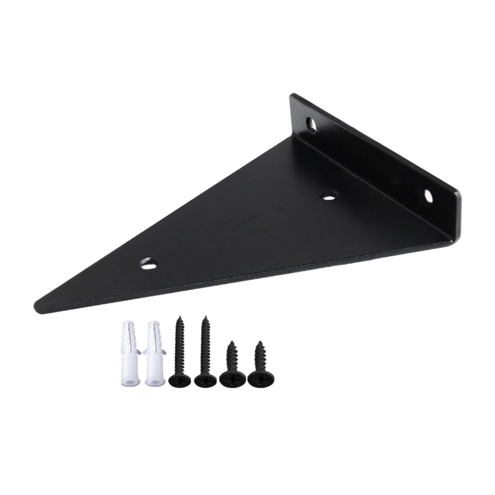 Triangle Shelf Bracket Corner  Easy to Install Metal for Store Garage