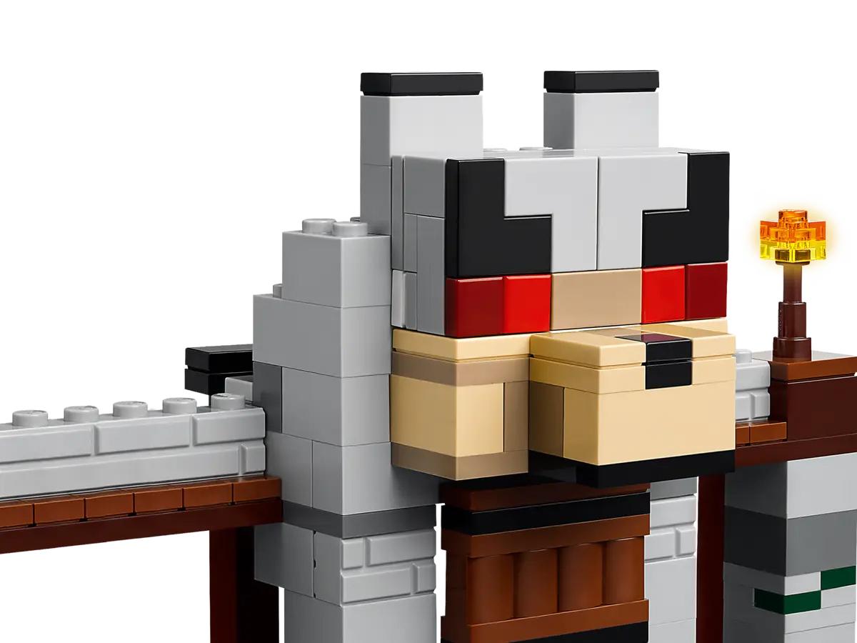 Đồ Chơi Lắp Ráp Tòa Thành Sói - The Wolf Stronghold - Lego Minecraft 21261 (312 Mảnh Ghép)