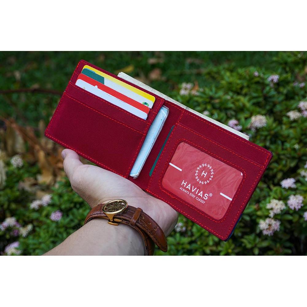 Ví Vải Modern Fabric Horizontal Wallet HAVIAS