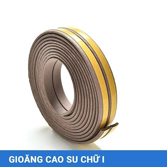 Ron cửa cuộn bán theo mét dài Gioăng cao su chữ I chống ồn, ngăn Bụi cửa Sổ (roncua)  - 1 mét đen