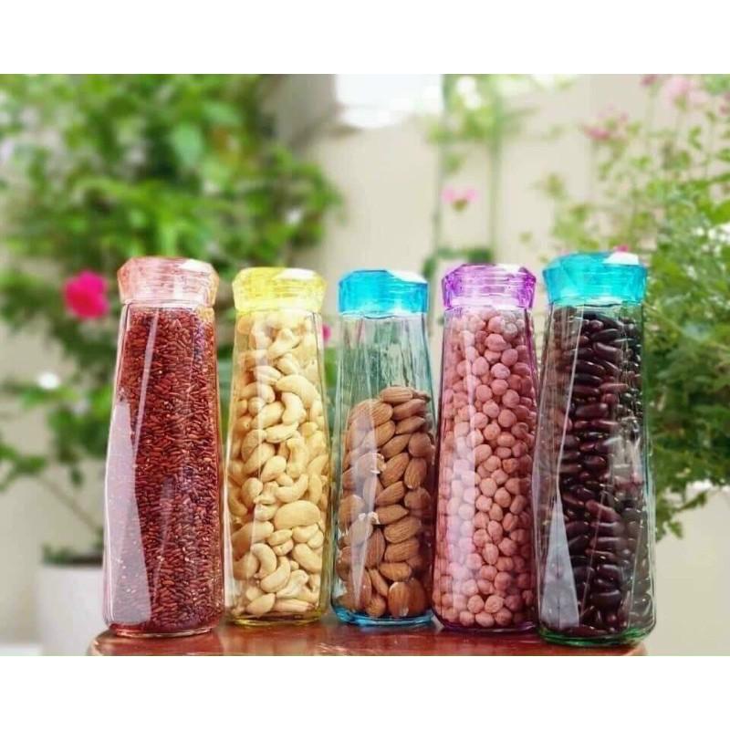Combo 5 bình nước Thuỷ Tinh Kim Cương